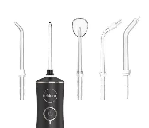 Eldom RY200C 230 ml-es vezeték nélküli öntözőrendszer, 60 perc üzemidő, kb. 6 óra töltési idő, utazótok, USB kábel, IPX7 fekete
