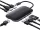 CB-C71 alumínium USB-C hub | 8 az 1-ben | RJ45 Ethernet 10/100/1000 Mbps | 3xUSB 3.1 | HDMI 4k@30Hz | SD és MicroSD | USB-C tápellátás 100 W