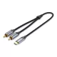 Audio kábel Vention USB-C - 2RCA apa 2m