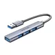 Mini USB 3.0 hub Vention 4 az 1-ben 0,15 m
