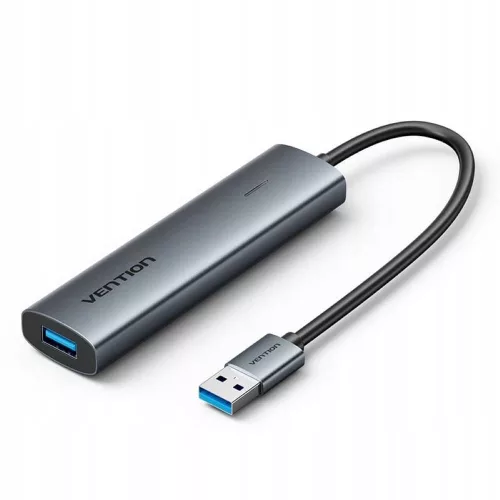 5 az 1-ben USB-A 3.0 elosztó, 0,15 m, védőkábellel