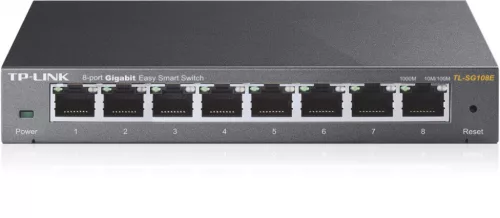 TP-Link TL-SG108E kapcsoló (8x 10/100/1000mbps)