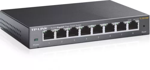 TP-Link TL-SG108E kapcsoló (8x 10/100/1000mbps)