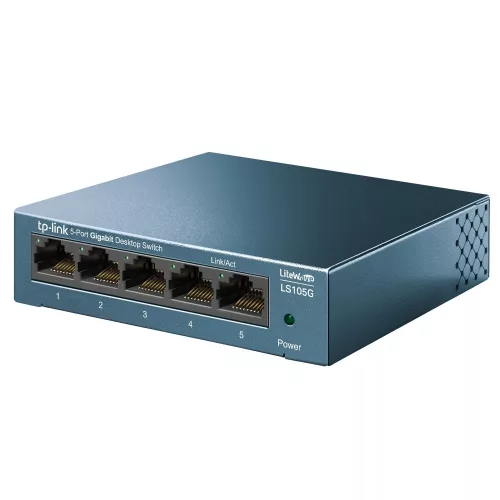 TP-Link TL-LS105G kapcsoló (5x 10/100/1000mbps)