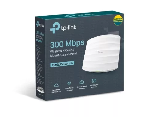Hozzáférési pont TP-Link EAP110 (11Mbps - 802.11b, 300Mbps - 802.11n, 54Mbps - 802.11g)