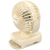 Mini asztali ventilátor f45 csipesszel 1200mah fehér