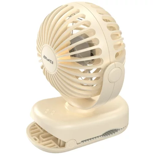 Mini asztali ventilátor f45 csipesszel 1200mah fehér