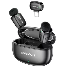 Lavalier mikrofon mk5 duo ai-voice fekete