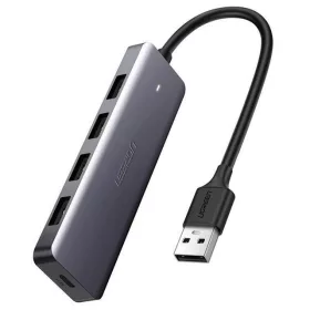   Ugreen hub adapter 4 az 1-ben USB - 4x USB 3.0 + micro USB (szürke)