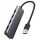 Ugreen hub adapter 4 az 1-ben USB - 4x USB 3.0 + micro USB (szürke)