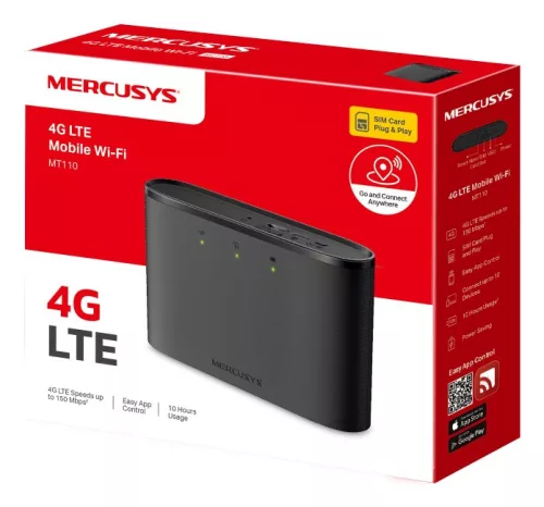 Mercusys mt110 hordozható 4g lte hotspot router