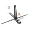 Hálózati kártya cudy we3000 ax5400 wi-fi 6 + bt 5.2 intel ax210 pcie