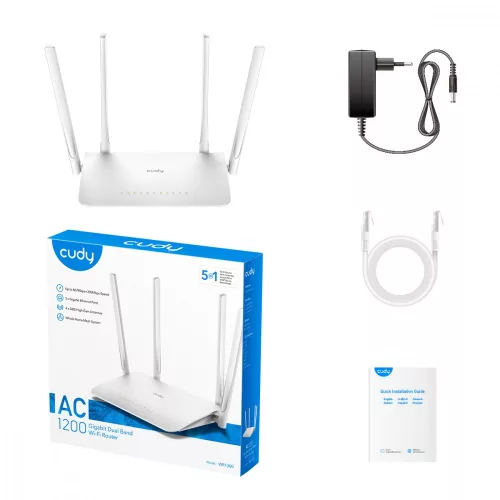 Cuda router WR1300 LAN gigabit AC1200 kétsávos wifi mesh