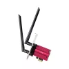 Hálózati kártya cudy we3000s AX5400 wi-fi 6 + bt 5.2 intel AX210 pcie hűtőborda