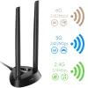 Hálózati kártya cudy we4000 ax5400 wi-fi 6/6e bt 5.2 intel ax210ngw pcie hűtőborda + antenna kábelen