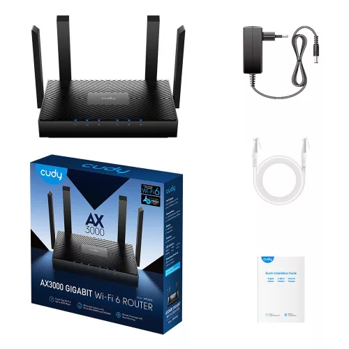 CUDA WR3000 LAN gigabites AX3000 wifi 6 mesh router