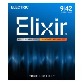   Elixir 12002 szuper könnyű (09-42) nw - elektromos gitárhúrok