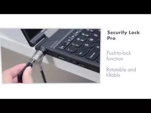 T-Lock Pro biztonsági kábel, kulcsos, 3x7 mm-es nyílással