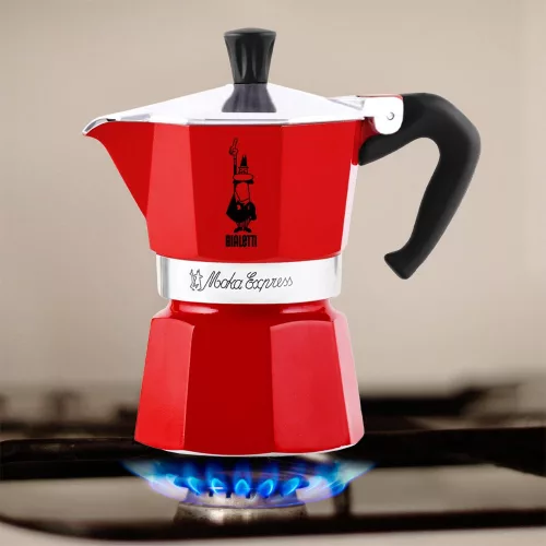 Bialetti Moka Express kávéfőző (piros)