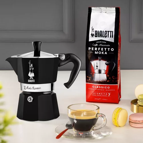 Bialetti Moka Express kávéfőző (fekete)