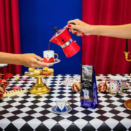 Bialetti mokka express kávéfőző 1 oz piros