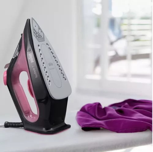 Braun si1070pu gőzölős vasaló fekete és rózsaszín