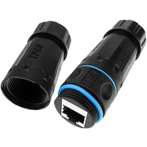 Techly adapter csatlakozó RJ45 f/f cat6 f/utp külső