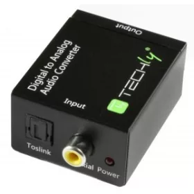   Digitális átalakító Toslink SPDIF, koaxiális audio analóg sztereó RCA b/r