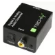 Digitális átalakító Toslink SPDIF, koaxiális audio analóg sztereó RCA b/r