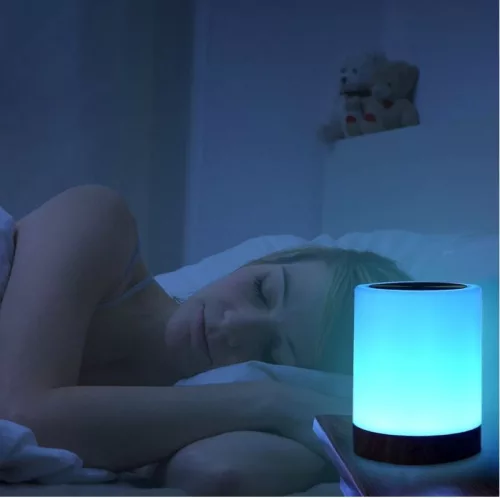 Techly színes vezeték nélküli LED éjszakai lámpa