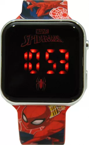 Pókember LED naptáras óra