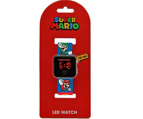 Super Mario LED-es óra