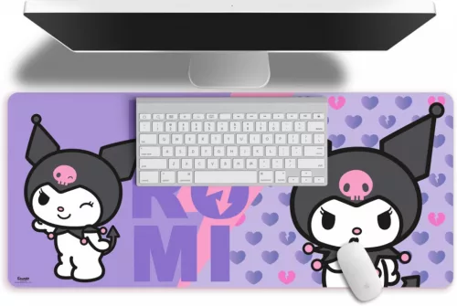 Egérpad szőnyeg 80x35cm Kuromi Hello Kitty