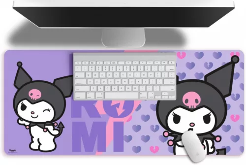 Egérpad szőnyeg 80x35cm Kuromi Hello Kitty
