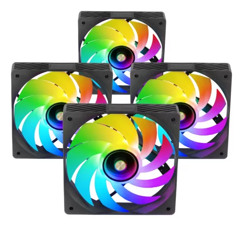 Tacens mars mf-si4kit ventilátor 120 argb x4 bk- ventilátor+hub+távirányító (tacmars-mfsi4kit)