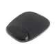 Ergonomikus egérpad, gél, fekete