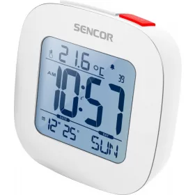  Ébresztőóra hőmérővel, rádióvezérelt óra SDC 1200 W