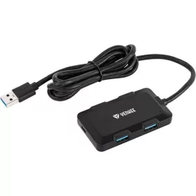 Töltőközpont 4 USB porttal yhb 4341bk,