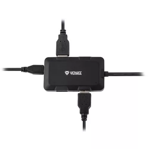 Töltőközpont 4 USB porttal yhb 4341bk,
