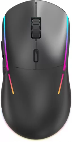 YMS 3500BK Samurai gamer egér, dupla csatlakozós, újratölthető