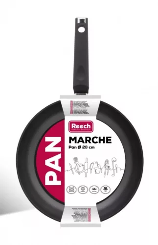 Alumínium serpenyő tapadásmentes bevonattal LP1003 Marche 28cm fekete