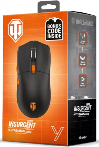 Insurgent WT300 Ultralight vezeték nélküli gamer egér - Limitált kiadású World of Tanks