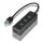 Hue-s2b hub 4 portos USB 3.2 gen 1 töltőhub, 30 cm-es kábel, microUSB kiegészítő tápegység