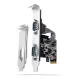 Pcea-s2n PCIe vezérlő 2x soros port RS232 250 kbps, SP és LP tartozék