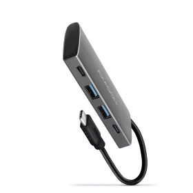   HMC-4G2 USB hub Gen2 10Gbps, 2x USB-A + 2x USB-C, 13cm USB-C kábel