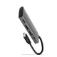 HMC-4G2 USB hub Gen2 10Gbps, 2x USB-A + 2x USB-C, 13cm USB-C kábel