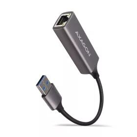   Ade-tr Gigabit Ethernet adapter, USB-A 3.2 Gen 1, automatikus telepítés, fém, titánszürke