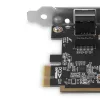 PCEE-GRF hálózati kártya PCIe 1x gigabites ethernet port RJ-45 Realtek SP & LP