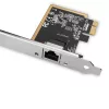PCEE-GRF hálózati kártya PCIe 1x gigabites ethernet port RJ-45 Realtek SP & LP