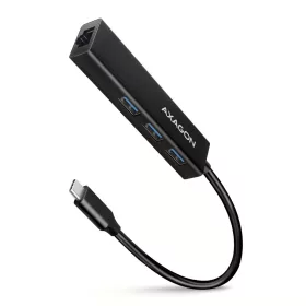   HMC-GL3A multiportos USB hub 4 az 1-ben, 5 Gbps, 3x USB-A + csatlakozó, 20 cm-es USB-C kábel